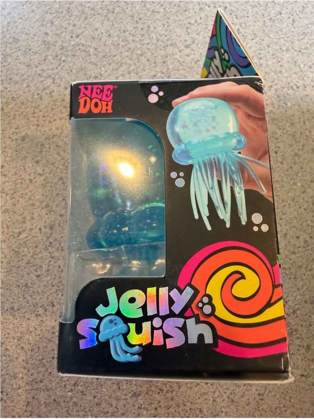 Super Solid Squish! Blue Jellyfish Toy